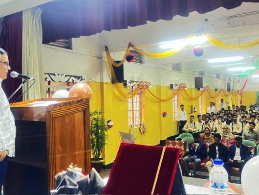 Freshers reception arranged by Notre Dame Carrier building and skill development club.